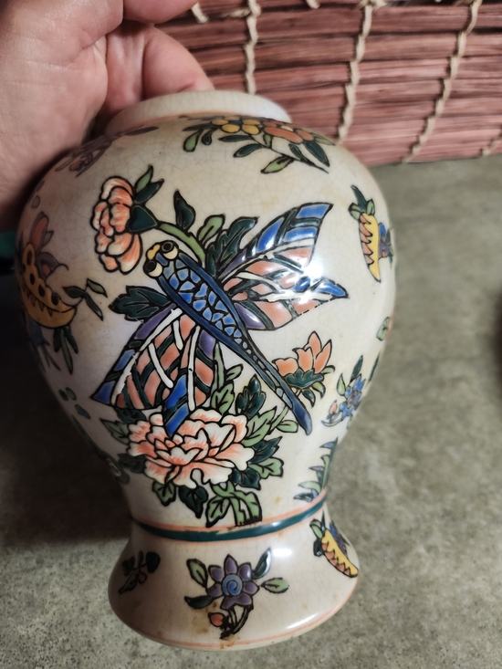 Other - Hand Painted Pottery Vase